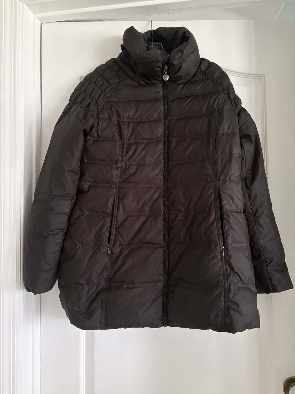Guess Black Quilted Puffer Jacket Women's Large